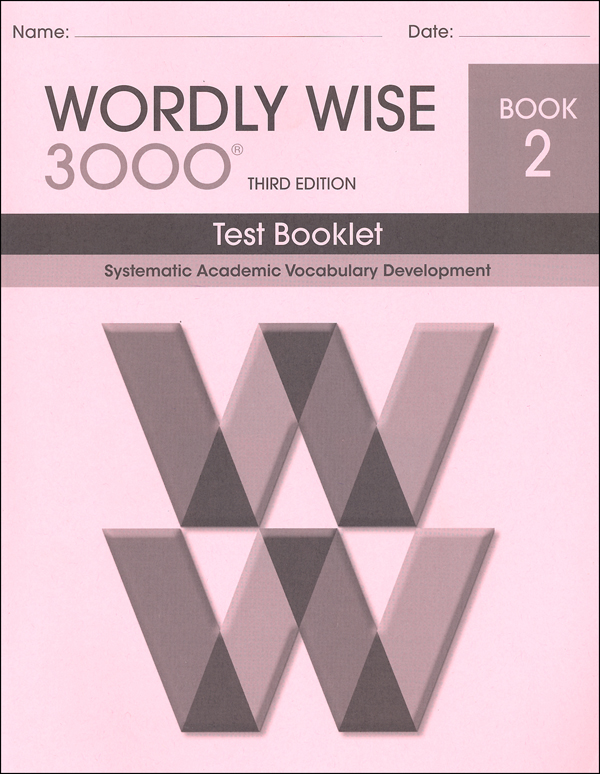 Wordly Wise 3000 3rd Edition Test Book 2