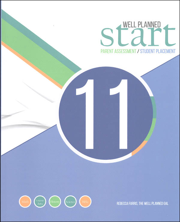 Well Planned Start Parent Assessment/Student Placement Test Grade 11