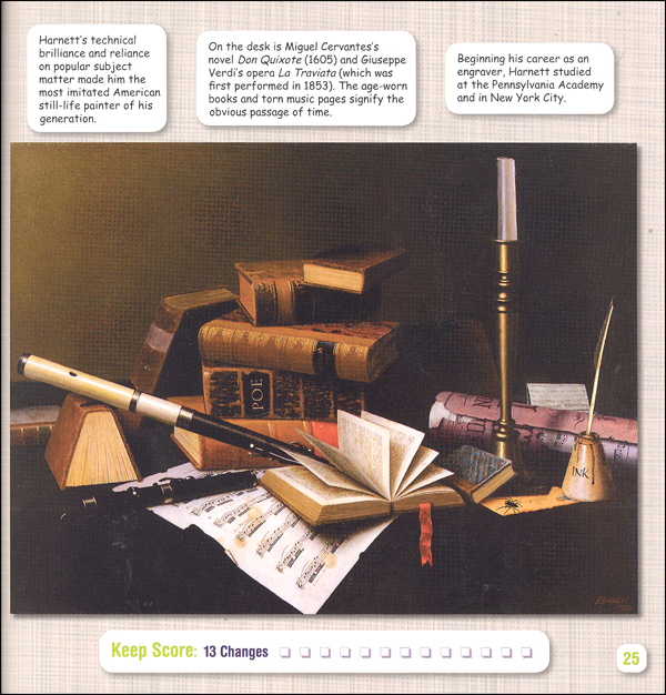 Spot the Differences Art Masterpiece Mysteries Book 3 Dover Publications 9780486480855