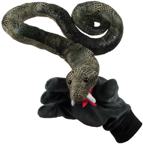 rubber snake hand puppet