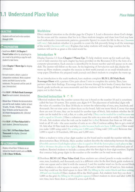Purposeful Design Math - Grade 4 Teacher Edition E-Book 1-year