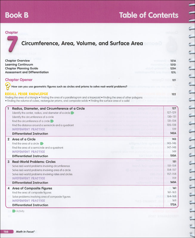 Math in Focus 2020 Teacher Edition Course 2A Marshall Cavendish