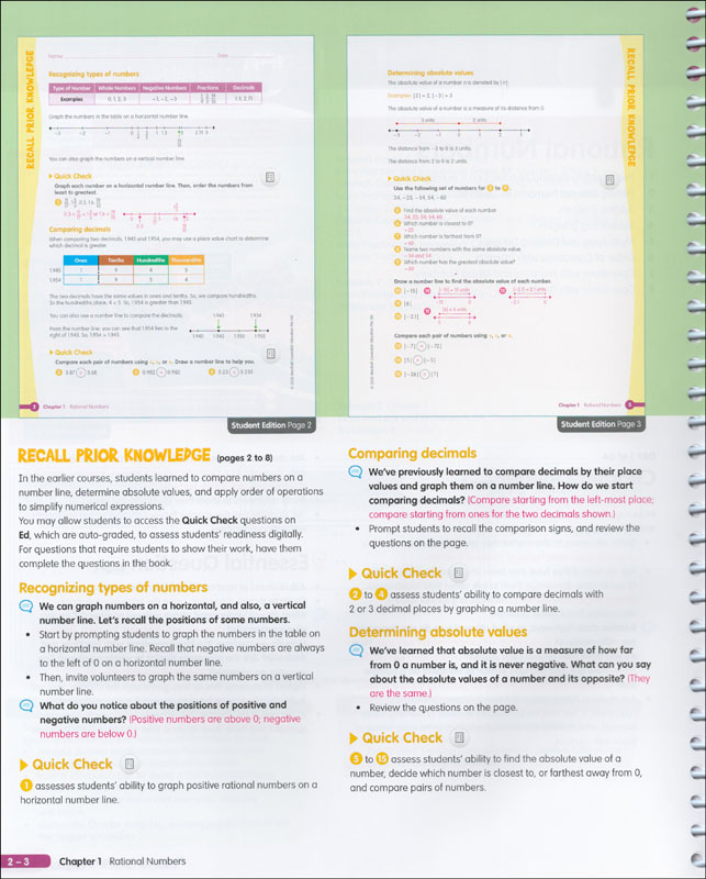 Math in Focus 2020 Teacher Edition Course 2A Marshall Cavendish