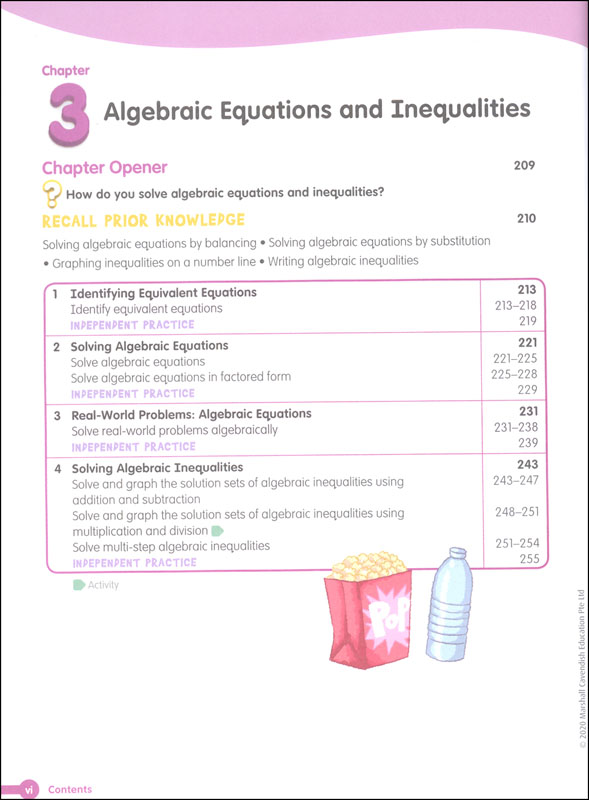 Math in Focus 2020 Student Edition Course 2A Marshall Cavendish