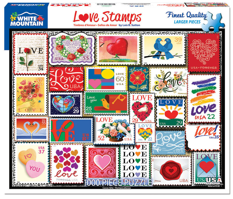 Love Stamps Jigsaw Puzzle (1000 Piece)