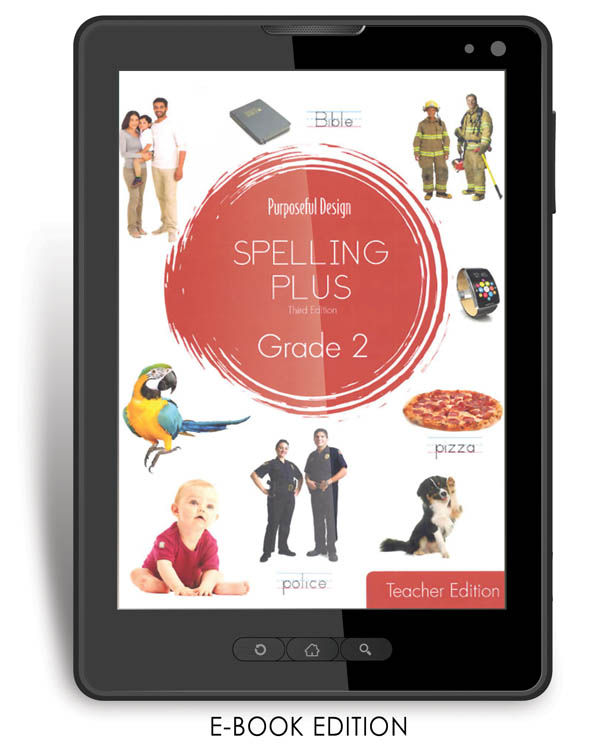 Purposeful Design Spelling Plus - Grade 2 Teacher Edition E-Book 1-year subscription