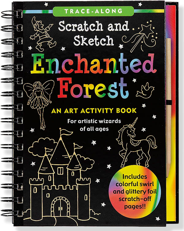 Enchanted Forest TraceAlong Scratch and Sketch Activity Book Peter