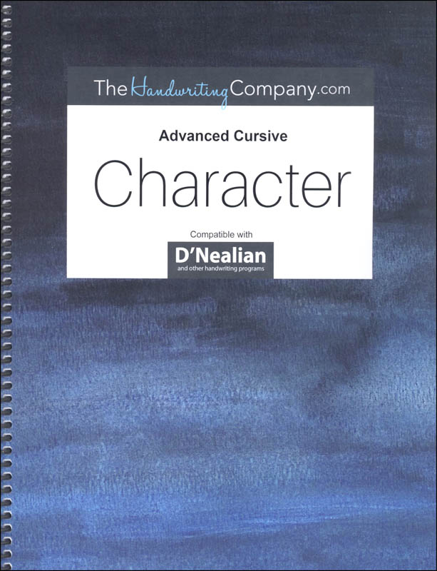 Character D'Nealian - Advanced Cursive