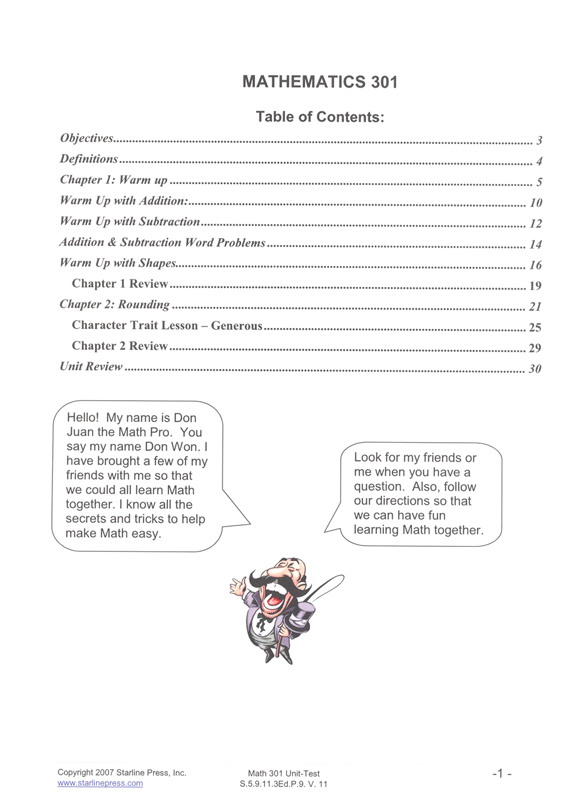 Math 3rd Grade Set | Starline Press