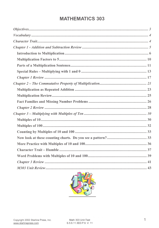 Math 3rd Grade Set | Starline Press