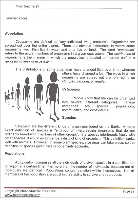 Science 6th Grade Set | Starline Press
