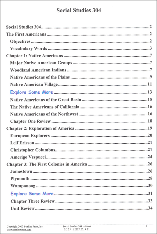 Social Studies 3rd Grade Set Starline Press