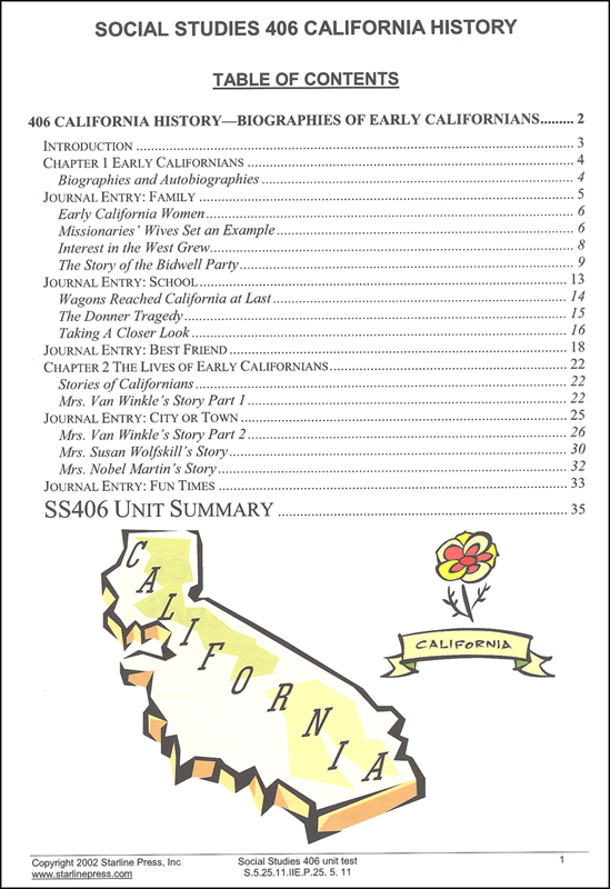 social studies 4th grade set starline press