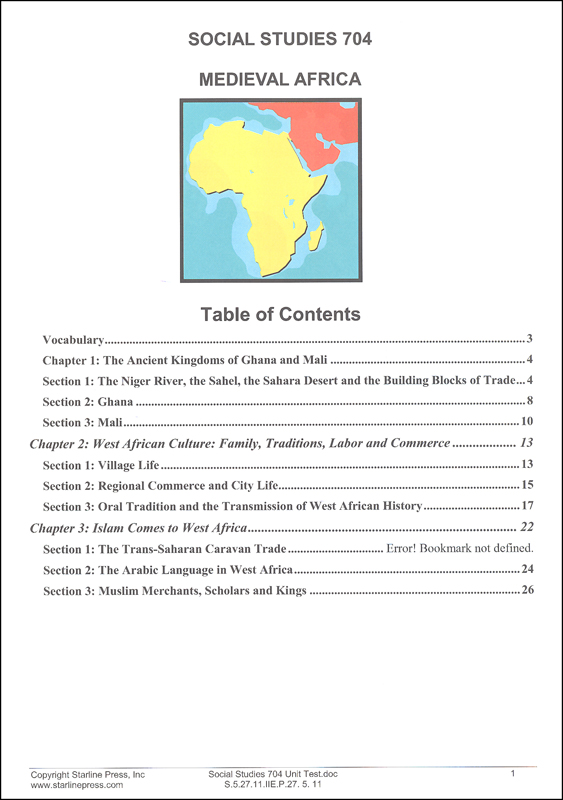 Social Studies 7th Grade Set | Starline Press