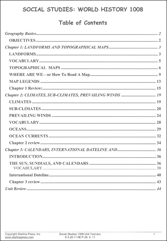 world history 10th grade set starline press