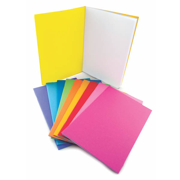 Bright Blank Books Assorted Colors (2.75" x 4.25") Package of 20