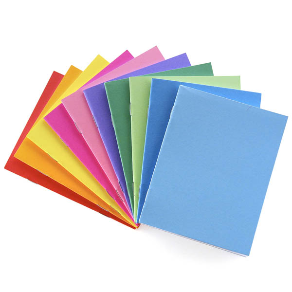 Bright Blank Books Assorted Colors (4.25" x 5.5") Package of 20