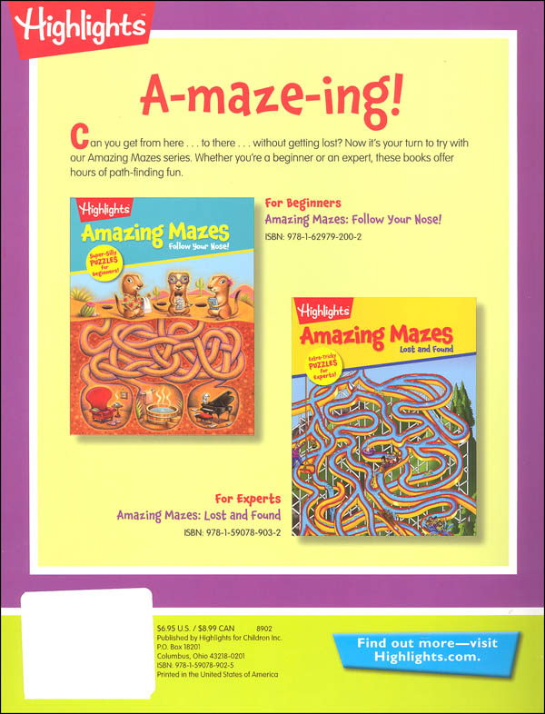 PuzzleMania Amazing Mazes - Off We Go! | Highlights for Children ...