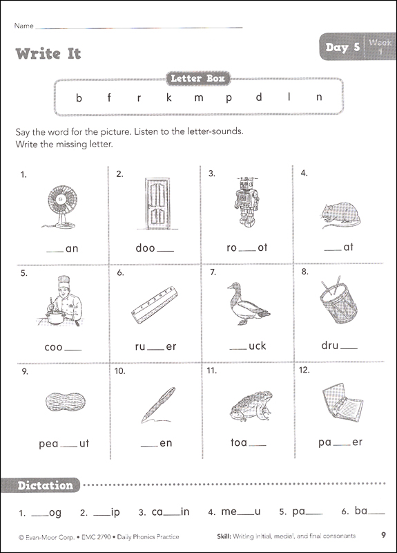 Daily Phonics Grades 4-6+ | Evan-Moor | 9781609634445