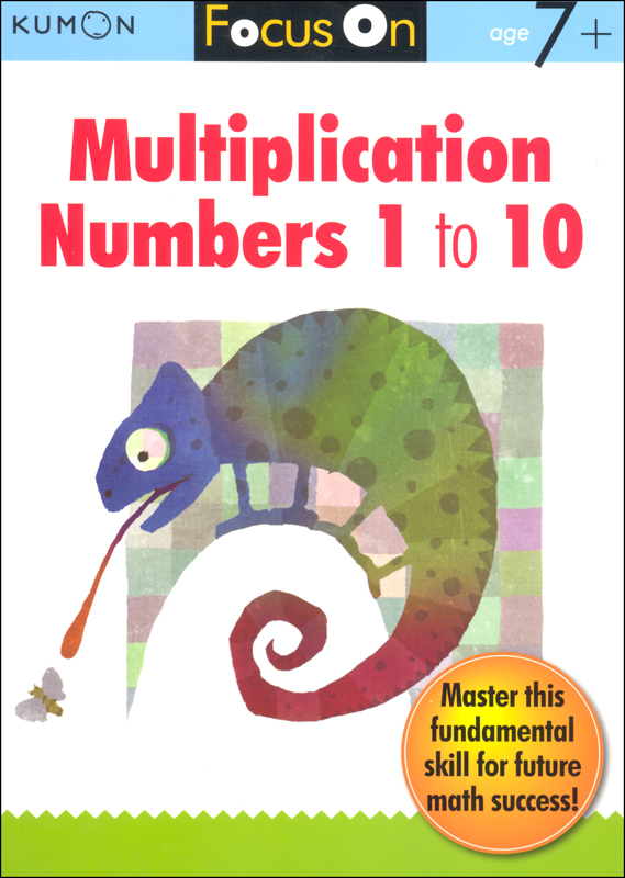 Focus On Multiplication: Numbers 1-10 | Kumon Publishers | 9781935800408