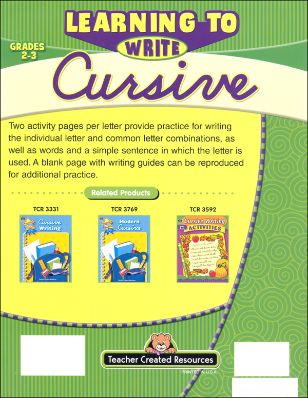 learning-to-write-cursive-teacher-created-resources-9781420627701