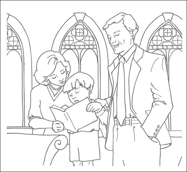 Good Morning Page Coloring Pages
