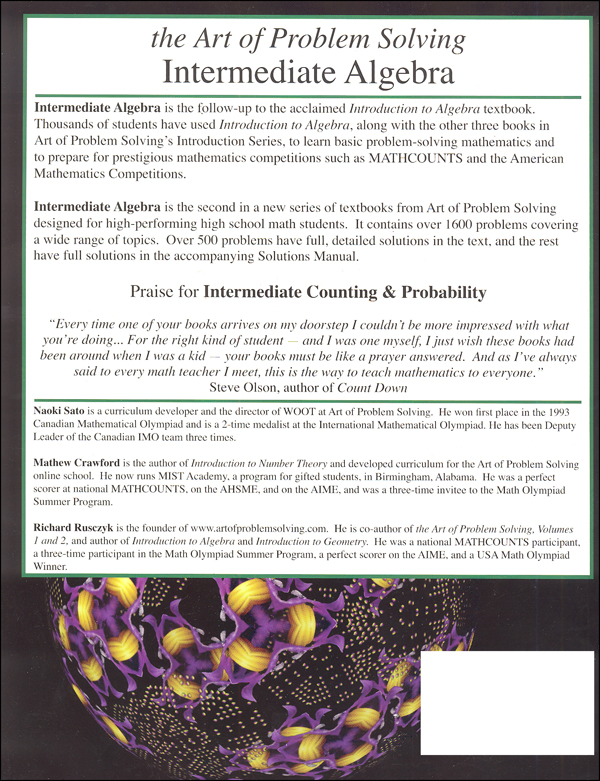 art of problem solving intermediate algebra pdf