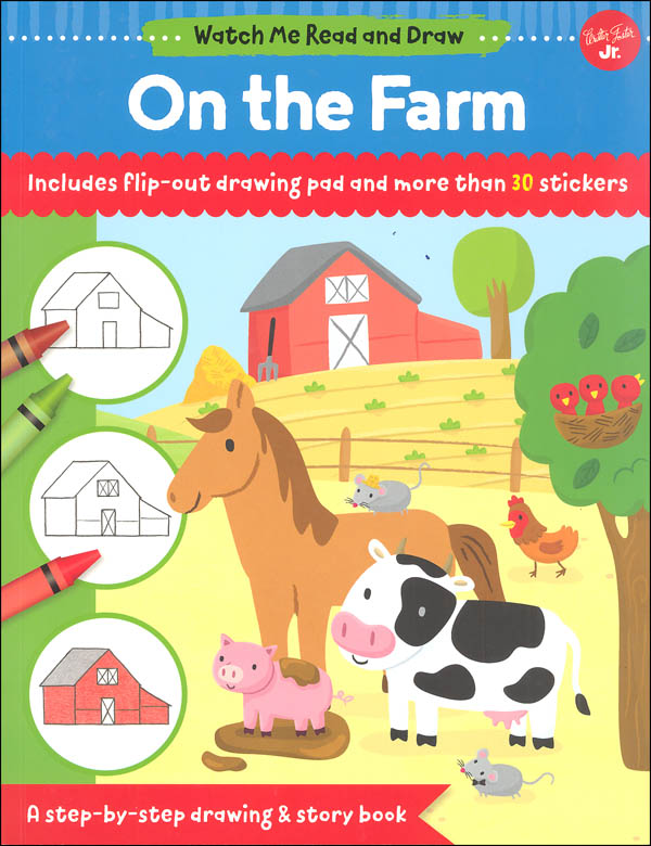 On the Farm Activity Book (Watch Me Read and Draw) | Walter Foster Jr ...