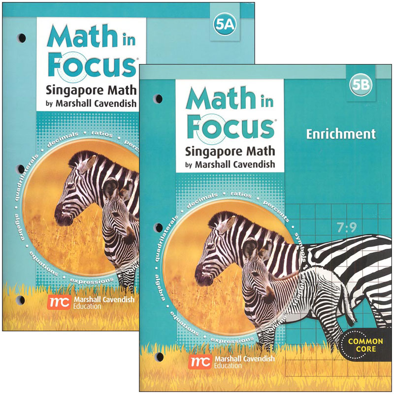 Math in Focus: Singapore Math Enrichment Bundle, A & B Grade 5