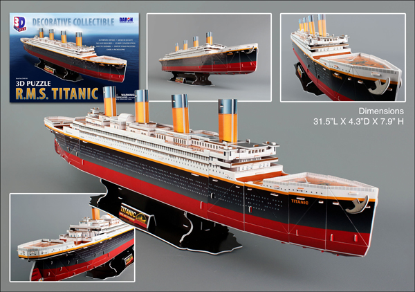 R.M.S. Titanic 3D Puzzle