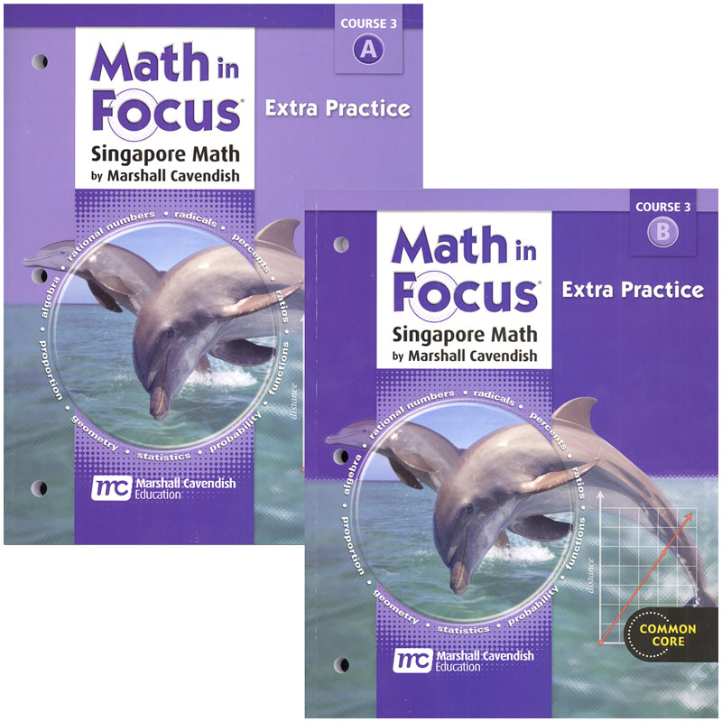 Math In Focus Singapore Math Extra Practice Set Course 3 Marshall