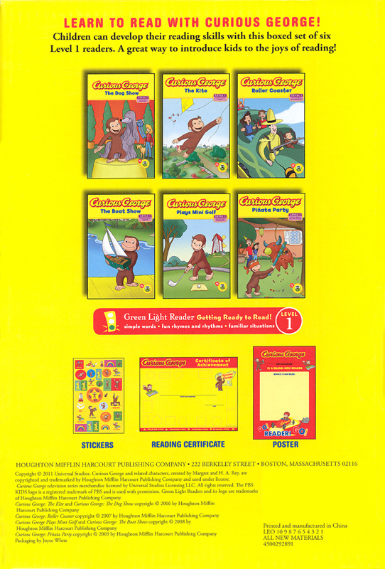 Reading Fun With Curious George Boxed Set | Harcourt Children's Books ...