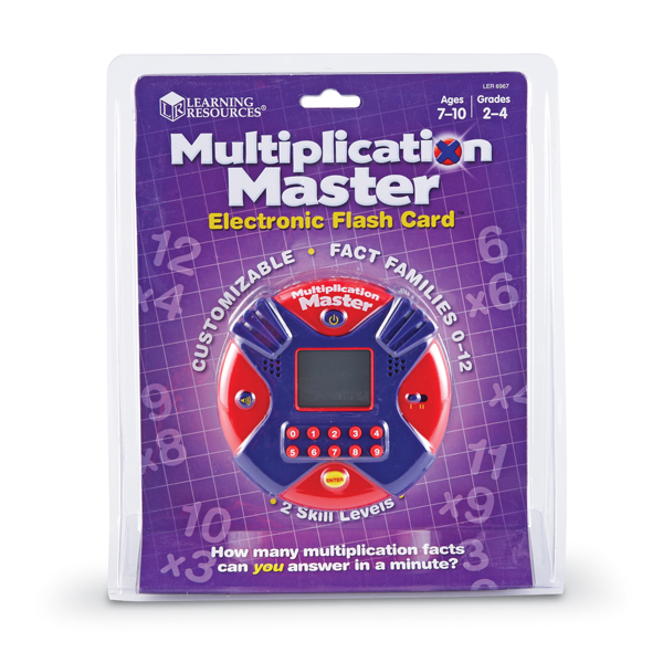 Multiplication Master Electronic Flash Card