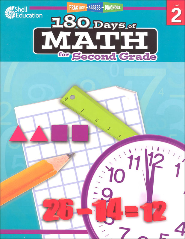 180 Days of Math Grade 2 Shell Education 9781425808051
