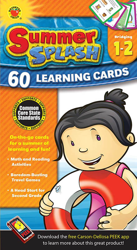 Summer Splash Learning Cards Grades 1-2