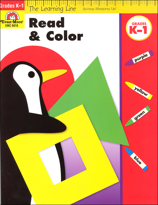 Learning Line Language Arts - Read and Color K-1
