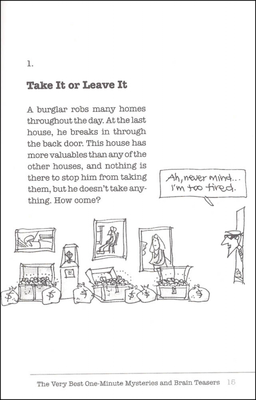 Very Best OneMinute Mysteries and Brain Teasers Harvest House