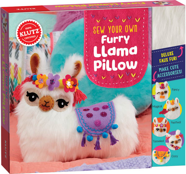 Sew Your Own Furry Llama Pillow