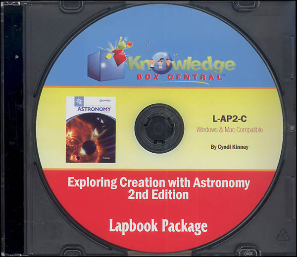 Apologia Exploring Creation with Astronomy 2nd Edition Lapbook CD