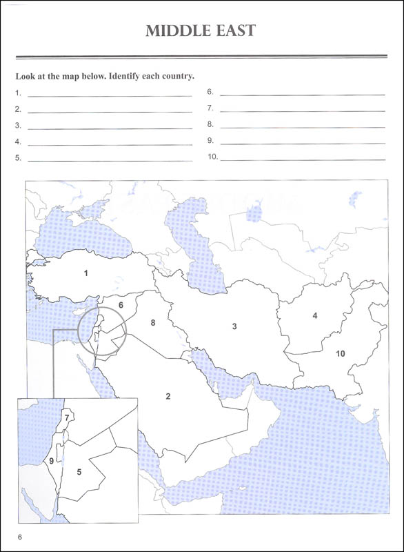 Geography 1 Workbook (Middle East, Europe, & North Africa) | Memoria ...