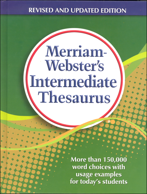 Merriam-Webster's Intermediate Thesaurus | Merriam-Webster | 9780877791768