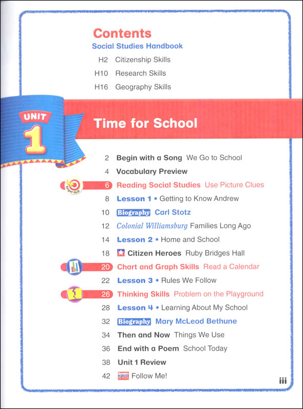 Scott Foresman Social Studies Homeschool Bundle Grade 1 Scott Foresman 9780328709441