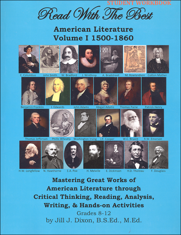 Read With the Best - American Literature I: 1500-1860 Student Workbook
