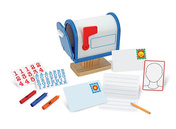 melissa and doug blue mailbox