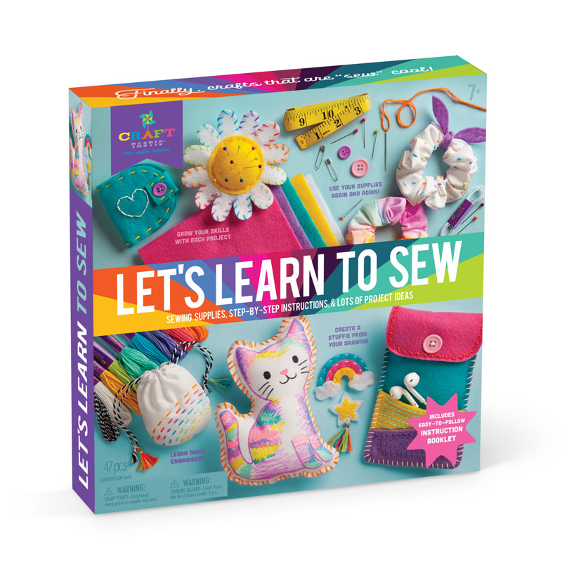 Let's Learn to Sew Kit (Craft Tastic)