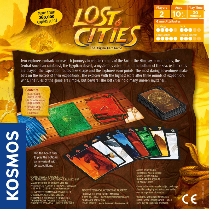 Lost Cities Card Game Kosmos