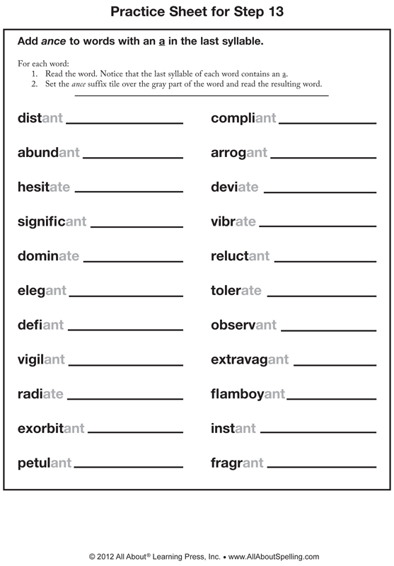 All About Spelling Level 7 Student Packet | All About Learning Press ...