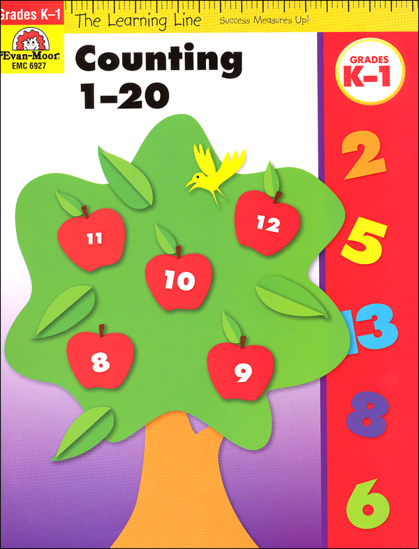 Learning Line Math - Counting 1-20 Grades K-1