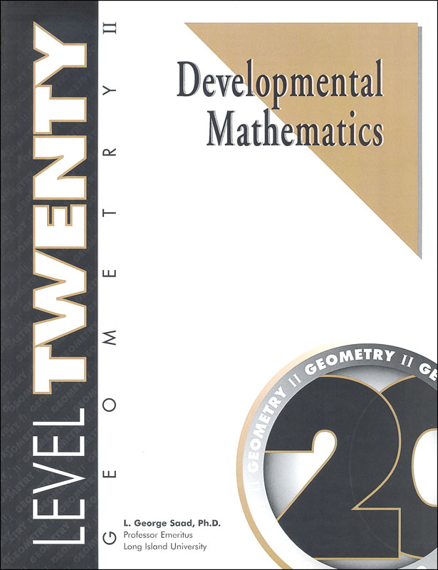 Developmental Math Level 20 Worktext Mthematics Program Associates 9781587460203