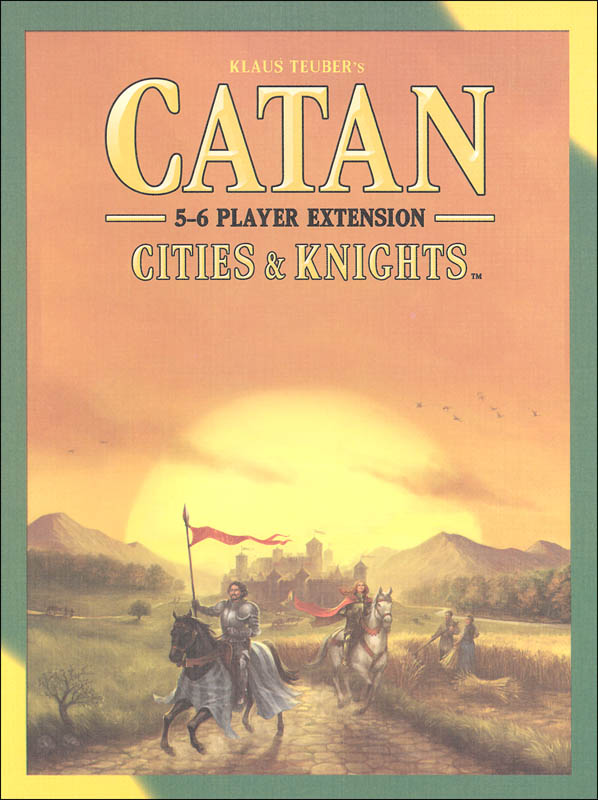 NEW Board game English Catan Expansion Cities & Knights 5-6 player Extension